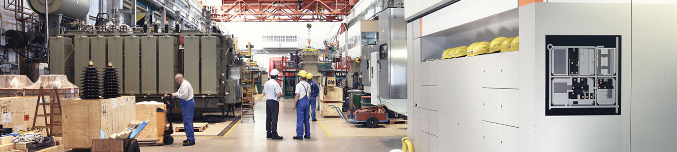 Men working in a warehouse