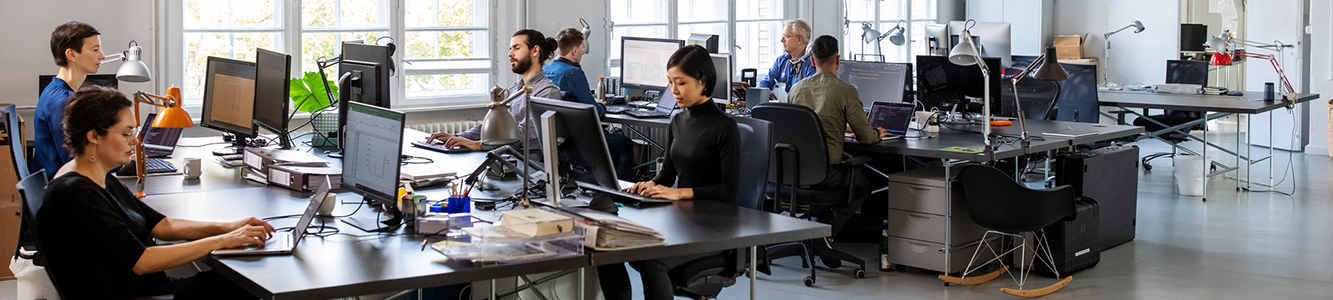 Employees in an office